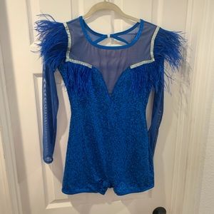 David Bowie-esque Sequin Leotard- great Halloween Costume